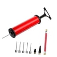 thumbnail image 1 of Juego de bomba de pelota, suministros de 20cm, bomba de mano para inflar fútbol, voleibol, deportes Rojo, 1 of 8