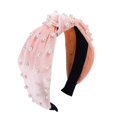 thumbnail image 1 of Diadema de mujer Diadema de perlas - 1 pieza Diadema de terciopelo de perla sintética torcida Elegante Horquilla brillante Horquilla Horquilla Accesorios para herramientas de peinado de horquilla, Adepaton CPB-US-HPP144-4, 1 of 5