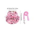 thumbnail image 3 of Rabbit Harness and Leash Set for Outdoor Training Camping Walking, Escape Proof Clothes Bunny Outfits for Rabbits, Kittens, Ferrets, Guinea Pigs (Pink, L), 3 of 8
