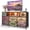 Pattern, variant on GALAXHERO 8-Drawer Large Dressers for Bedroom, TV Stand for 55'' TV with Charging Station and LED Lights, Rustic Brown Wood Grain Print