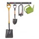 thumbnail image 1 of Rubbermaid FastTrack Garage Storage Utility Hooks, 5 Piece, Black, All in One Rail Hook Kit and Tool Organizer, Heavy Duty for Home/Garage/Shed/Garden, 1 of 9