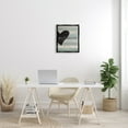 thumbnail image 2 of Stupell Industries All of Me Loves All Of You Distressed Heart Jet Black Framed Floating Canvas Wall Art, 16x20, by Jo Moulton, 2 of 5
