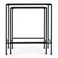 thumbnail image 3 of Butler Specialty Company Outdoor Granite Stone & Iron Nesting Table in Black, 3 of 11