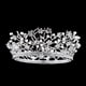 thumbnail image 3 of flor de material cristal Tiara Diadema Boda de baile Cumpleaños nupcial Diadema Yuyangstore Corona nupcial de boda, 3 of 8