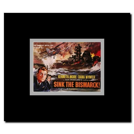 Sink The Bismarck Framed Movie Poster
