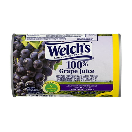 Welch's 100% Grape Juice Frozen Concentrate, 11.5 FL OZ - Walmart.com