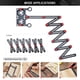 thumbnail image 4 of Regla de medición plegable de múltiples ángulos de 6 lados con localizador de taladros Localizador de posicionamiento y apertura de 5 orificios, 12 lados, 11 Afortunado Sencillez, 4 of 5