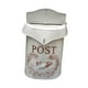 thumbnail image 3 of Buzón de pared Macarena estilo shabby chic hierro resistente a la intemperie beige, 3 of 8
