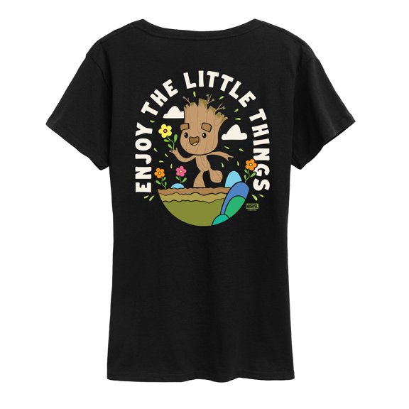 Marvel Guardians of the Galaxy - Enjoy The Little Things - Women's Short Sleeve Graphic T-Shirt