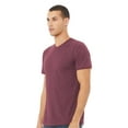 thumbnail image 2 of Unisex Triblend T-Shirt - MAROON TRIBLEND - M, 2 of 5