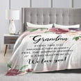 thumbnail image 4 of Grandma Blanket from Grandkids - Grandma Birthday Gifts - Grandma Gifts, Grandma Blanket Gift, Grandma Gifts from Granddaughter, Grandma Gifts for Birthday, Christmas, Grandma Throw Blanket, 60"x50", 4 of 6