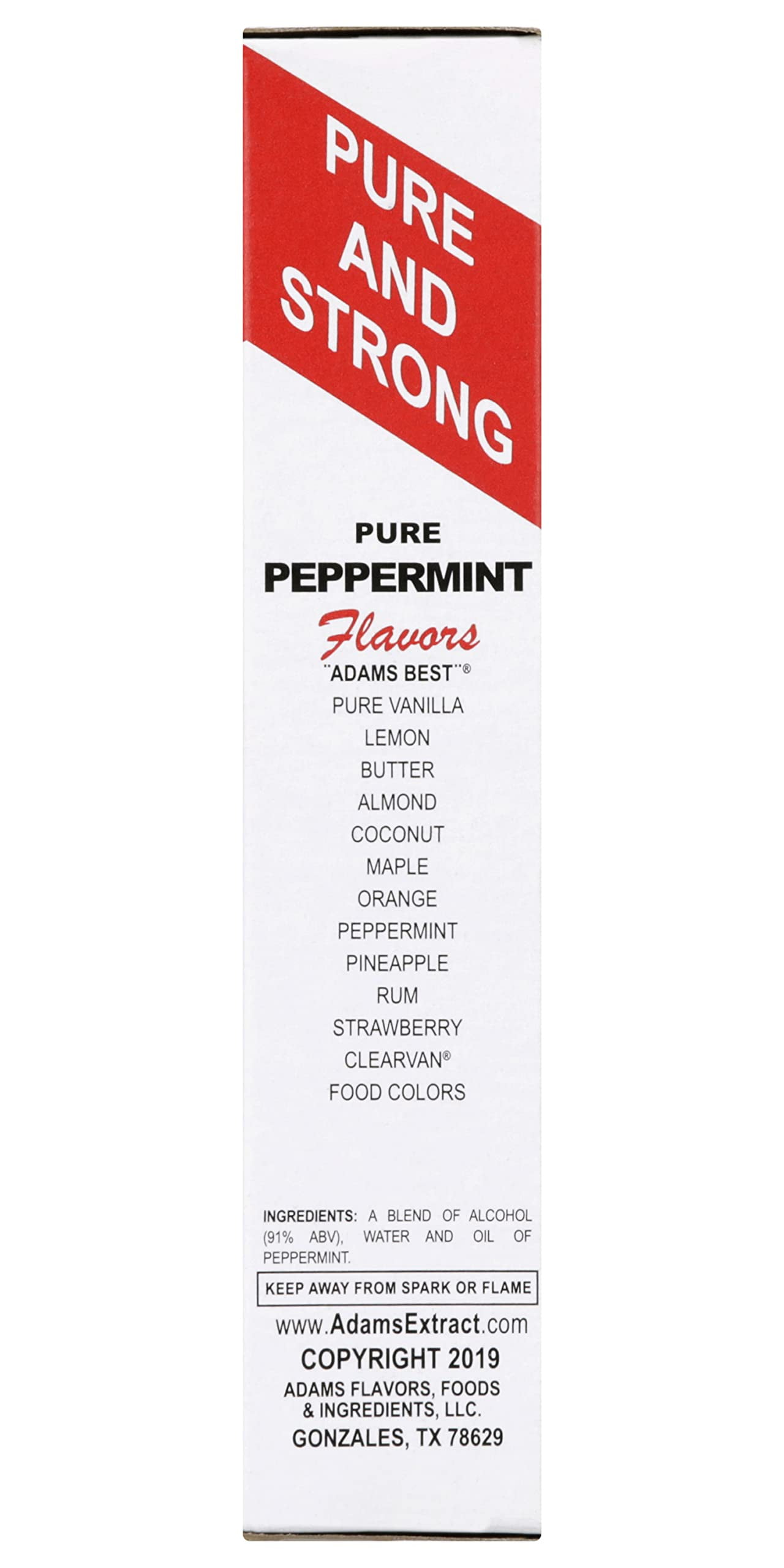 Adams Extract Pure Peppermint Extract, 1.5 fl oz