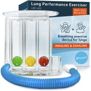 iProven Deep Breathing Exercise Device for Lungs Lung Trainer [Inhale, Exhale, Washable, Hygienic] Lung Performance Exerciser Compact Size - LPE -425