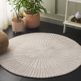 thumbnail image 2 of SAFAVIEH Fifth Avenue Asher Sunburst Area Rug, Ivory, 5' x 5' Round, 2 of 7