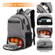 thumbnail image 4 of Mochila De Almuerzo Antirrobo Impermeable A Portátil 15,6i Color gris Diseño de la tela Oxford 900D, 4 of 8