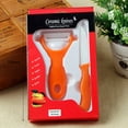 thumbnail image 4 of Joywa Two piece Ceramic Knife Zirconia Fruit Peeler Kitchen Paring Knife Fruit An, 4 of 5