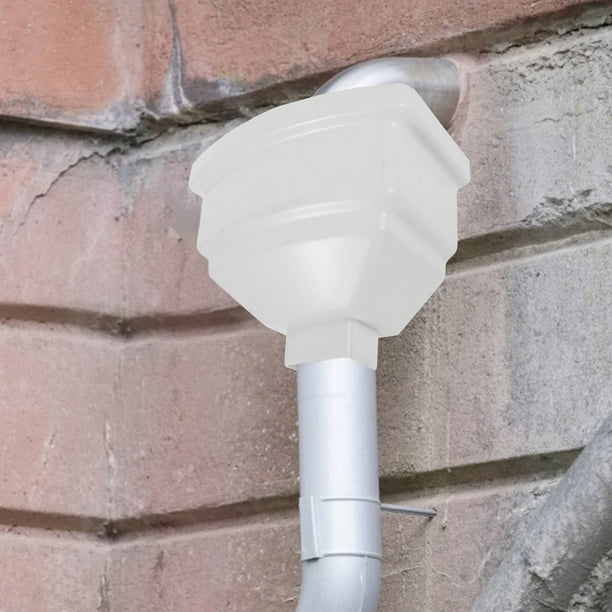 SKISUNO Adaptador Y Desviador De Bajante Para De Lluvia Fabricado En PVC Duradero Para Uso Doméstico