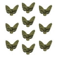 thumbnail image 1 of Forma de Mariposa Antigua 1,42 * 1,22 * 0,83 Pulgadas Perillas de pequeña sala de Aleación de Zinc Tiradores verde, 1 of 7