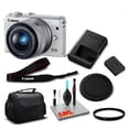 thumbnail image 1 of Canon Appareil Photo M100 Objectif 15-45 (Boîte Kit) - Kit avec Filtre UV - Modèle International, 1 of 4
