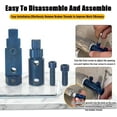 thumbnail image 4 of Broken Pipe Thread Extractor,Broken Pipe Thread Extractor Tool,2025 2nd generation Upgrade Stripped Screw Extractor,Easy Out Bolt Extractor Kit for 1/4"/ 3/8" Damaged  Faucet Valve Screw Extractor, 4 of 8