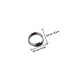thumbnail image 3 of USHOBE 100Pcs Metal Rings For Crafts Zinc Alloy Provides Stability Silver For Dart Accessories, 3 of 7