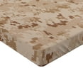 thumbnail image 2 of Ambesonne Brown Fitted Sheet, Desert Marpat Camo Motif, Full Size, Pale Brown Cinnamon, 2 of 3