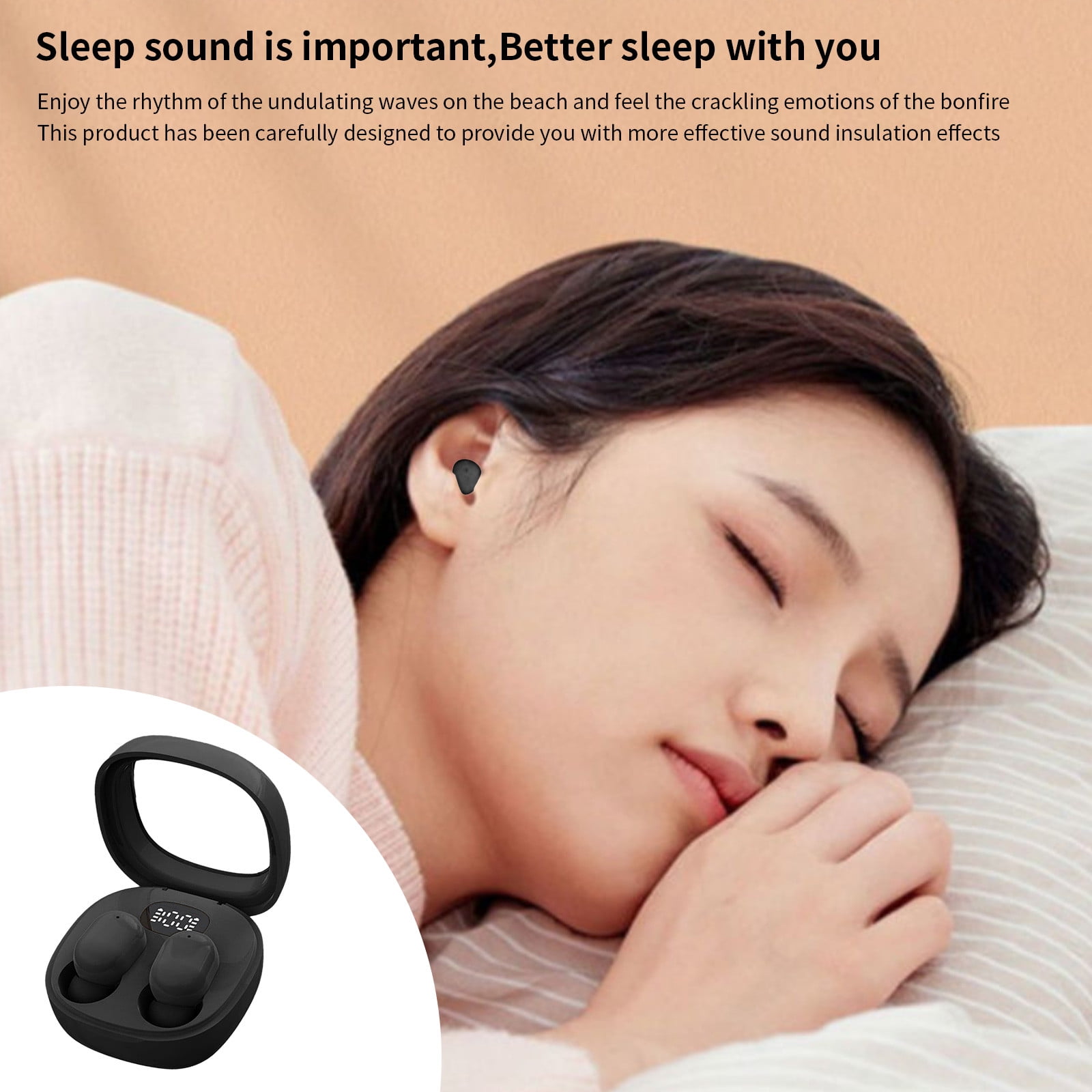 Ear Buds Wireless Bluetooth Earphones, In Ear Earphones, Mini Invisible, Ultra Small, Ultra Long Range, Noise Reduction Earphones Wireless Earbuds