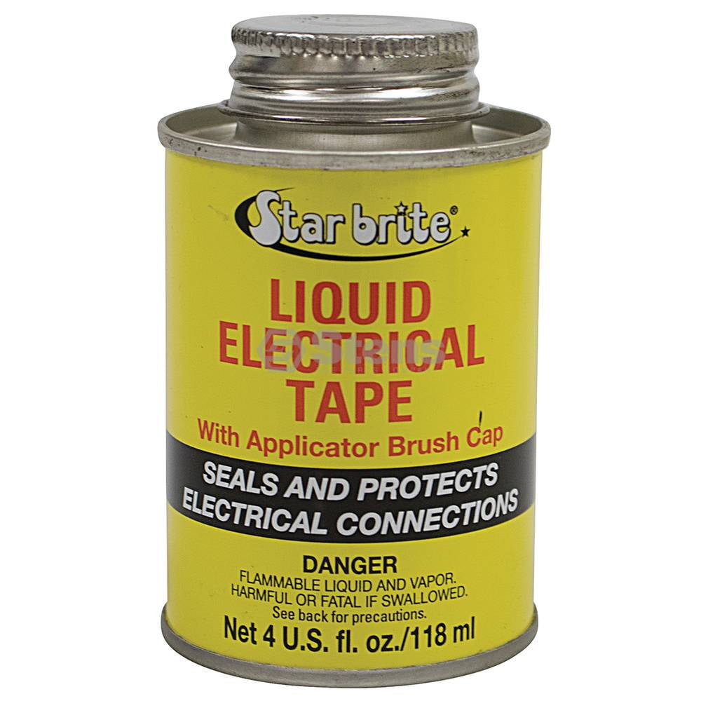 StarBrite Liquid Electrical Tape Black color, 4 oz. can
