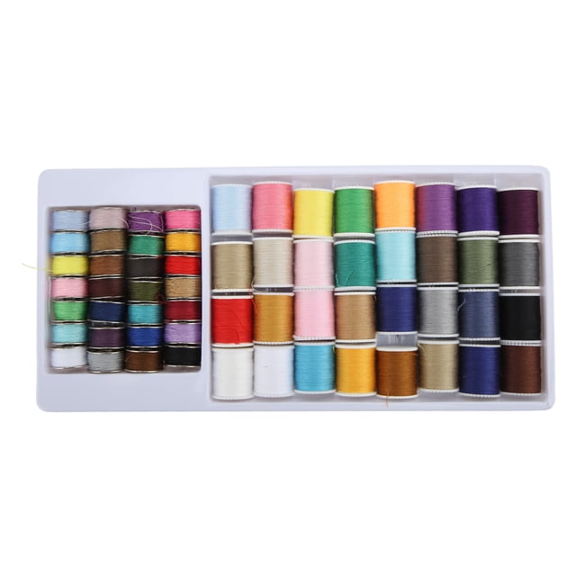 Fil à Coudre, Fil Multicolore Pratique Efficace Matériau Polyester Ensemble de Fil à Coudre Finition Soignée pour Machine à Coudre pour Ménage