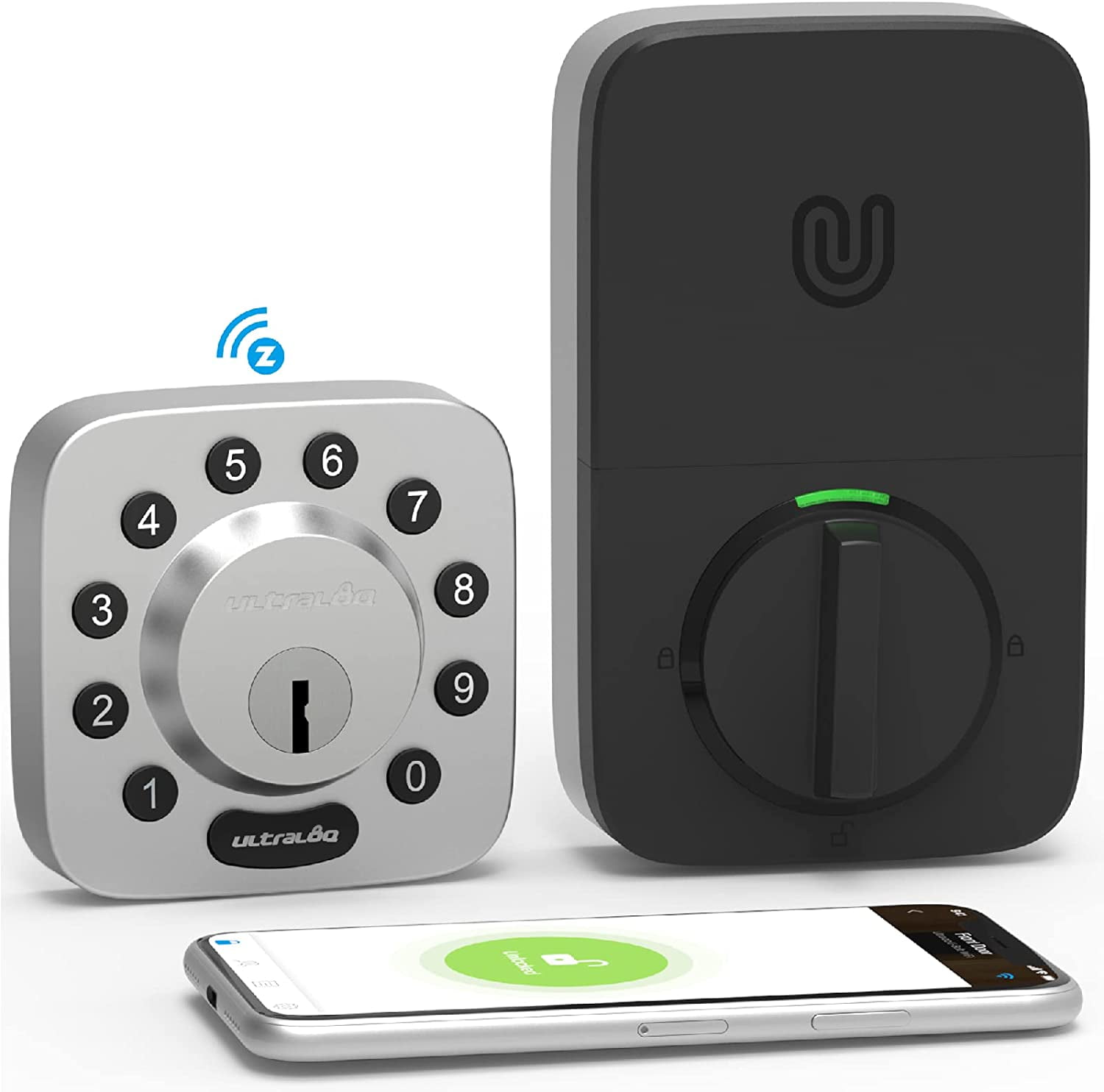 AllNew ZWave Smart Lock with Door Sensor, ULTRALOQ UBolt ZWave