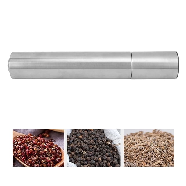 Molinillo de Pimienta ANGGREK Acero Inoxidable 304 Recargable Manual Ajustable