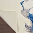 thumbnail image 5 of Nourison Twilight Abstract Ivory/Blue 5'6" x 8' Area Rug, (6x8), 5 of 8