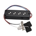 thumbnail image 3 of TISHITA 4 Strings Bass Double Coil Pickup Accessory Easy to Install Humbucker Pickup Neck, 3 of 8