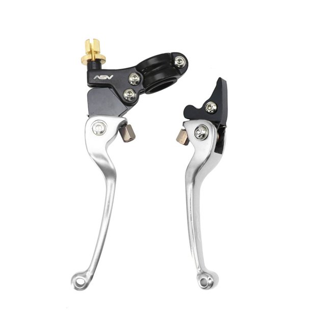 ZSDTRP 1 Par Universal De 22 Mm De Aleación De Aluminio De Motocicleta ASV Palancas De Manillar De Freno Y Embrague huangjie unisex