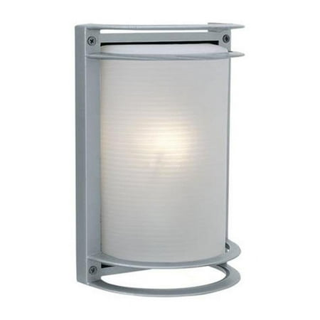 

1-Light E26 Base 9W LED Bulb Exterior Wall Mount Powder Coated Outdoor Nickel