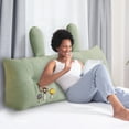 thumbnail image 5 of BKER Reading Pillow Soft Bed Pillow Cushion Support For Head And Back Comfortable Long Bolster Pillow With Ears Design For Sofa And Bed, 5 of 5