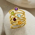 thumbnail image 6 of Ross-Simons 1.60 ct. t.w. Multi-Gemstone Jewelry Set: 5 Rings in 18kt Gold Over Sterling, Women's, Adult, 6 of 8
