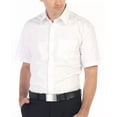 thumbnail image 2 of Omega Men's Short Sleeve Dress Shirt (White, XL), 2 of 4