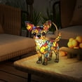 thumbnail image 5 of Chihuahua Lamp,Chihuahua Dog Table Lamp Decor,Colorful Animal Bedside Lamps,Vintage Dog Night Lights for Home Office Living Room Desktop Display (Chihuahua B), 5 of 5