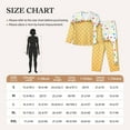 thumbnail image 6 of Disketp Pajamas Set Long Sleeve Sleepwear Womens Button Down Nightwear Pj Sets-White Ice Cream, 6 of 9