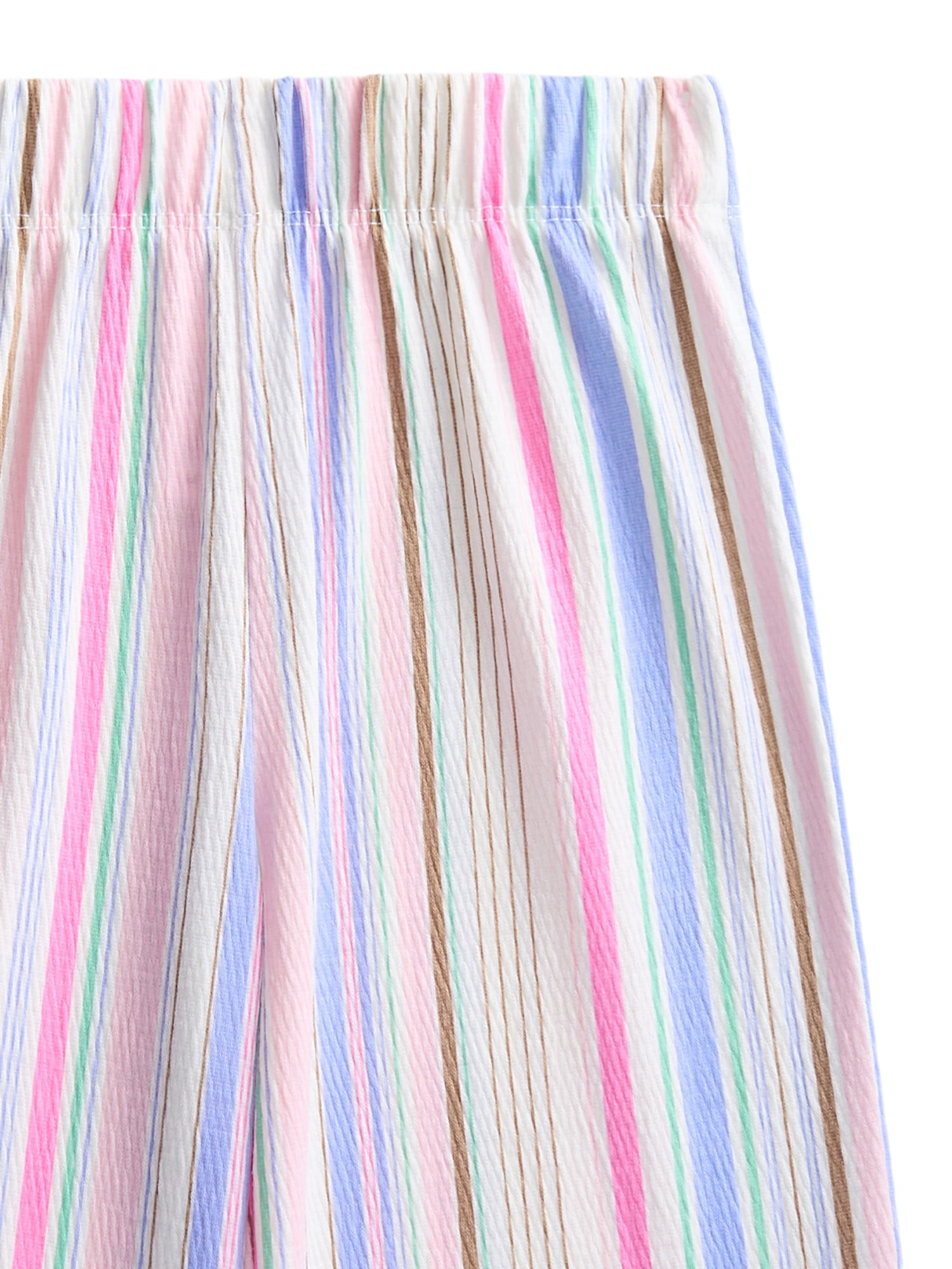 Winnie the Pooh Toddler Girls Graphic T-Shirt and Striped Pants Set, 2-Piece, Sizes 12M-5T