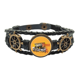 thumbnail image 1 of Graffiti Street black orange patrón urbano Pulsera marina tejida en cuero, 1 of 4