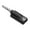 Black-female to male, variant on Universally Headphone Plug Adapter Type C to 3.5mm Adapter with High Fidelitys Sound for Smartphones Tablets Laptops
