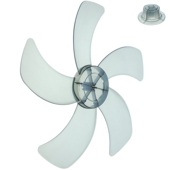 ETHZZLE 16 Inch Heavy Duty Fan Blades Easy Install and Detach Replacement for Standing Pedestal Fans 2pcs