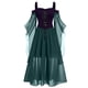 thumbnail image 1 of WILLBEST Vestidos Casuales para Mujer Verano Vestido Largo de Talla Grande para Mujer, Vestido con Hombros Descubiertos y Mangas Abullonadas, Vestido de Verano con Cordones de Color Liso Grande​​, 1 of 3