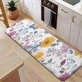 thumbnail image 5 of Pioneer Flower Floral Print Pattern Kitchen Rug Mat,Kitchen Runner Rugs Non Skid Washable,Decorative Kitchen Floor Mats for Kitchen,Sink,Laundry,17"x47.2", 5 of 7