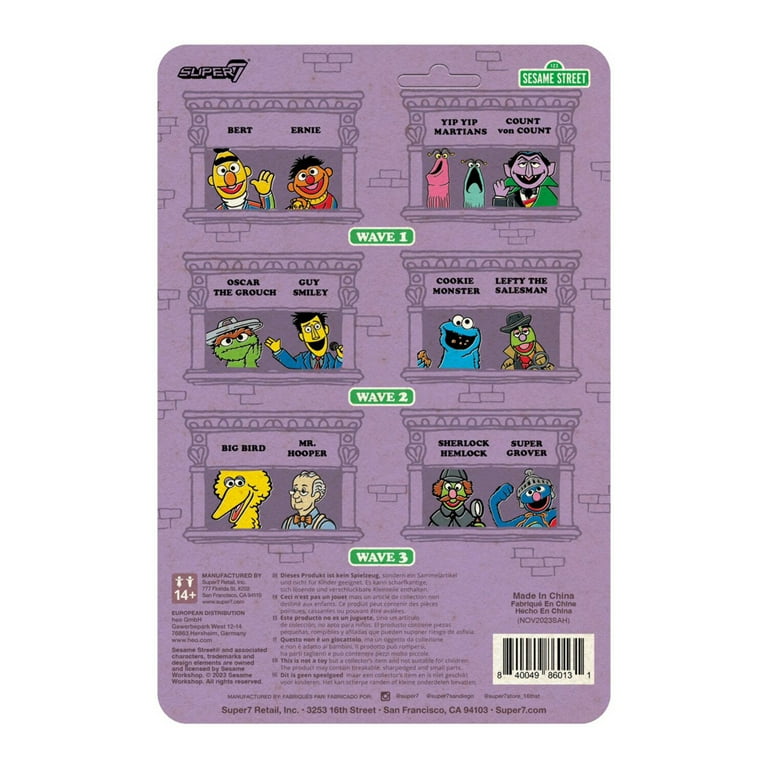 Sesame Street Big Bird 3 3/4-Inch ReAction Figure - Walmart.com