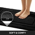 thumbnail image 2 of Alfombra de baño HOMEIDEAS, 2 piezas, supersuave y absorbente, antideslizante, 2 of 8