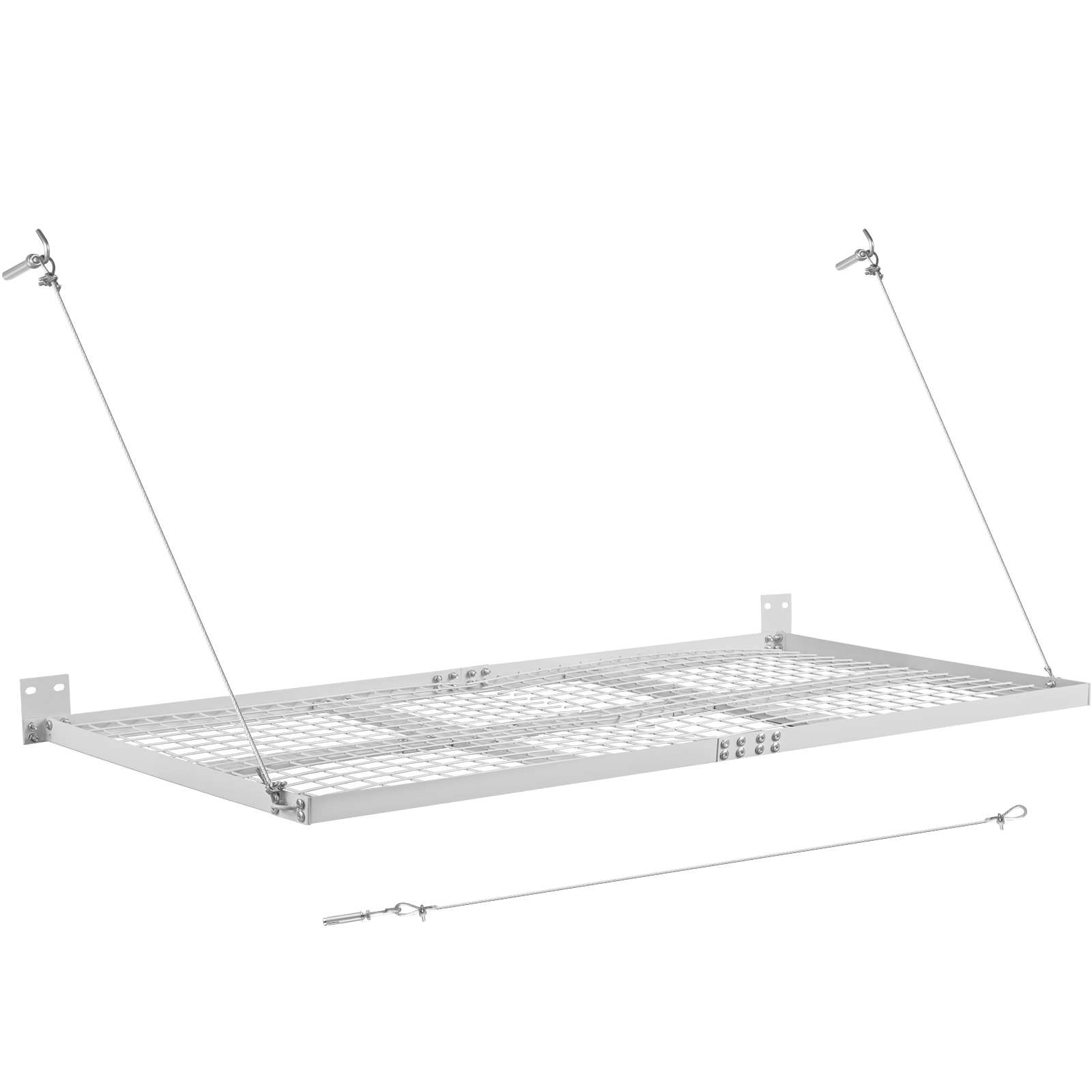 VEVOR Garage Wall Shelf 2 x 4ft Garage Shelving Wall Mounted Steel