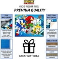 thumbnail image 5 of Franco Kids Room Non Slip Area Rug, 69" x 52", Sonic The Hedgehog (1 COUNT), 5 of 6